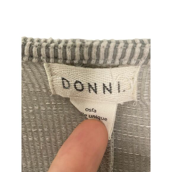 Donni Ribbed Open Front Long Duster Cardigan Sweater Lagenlook Sandwash One Size - Picture 4 of 7